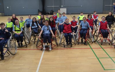 Ms. Byrne’s 5th Class Tour to Wheelchair Basketball!