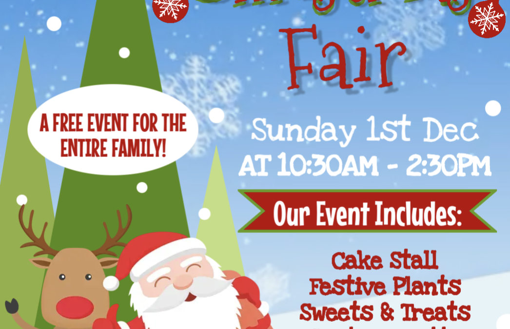 Save the Date for our Christmas Fair!